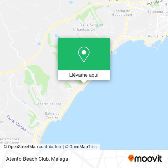 Mapa Atento Beach Club