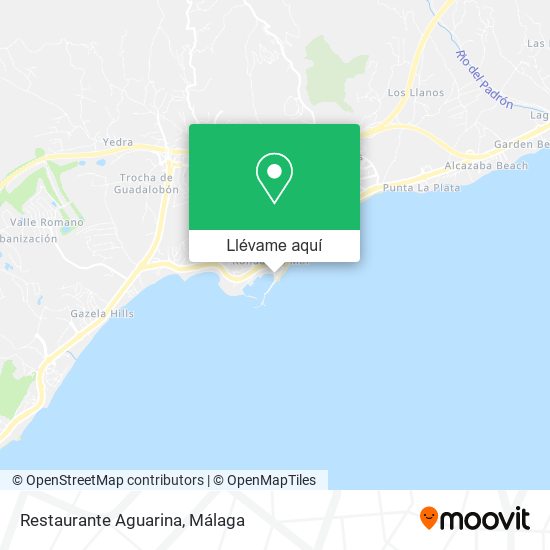 Mapa Restaurante Aguarina