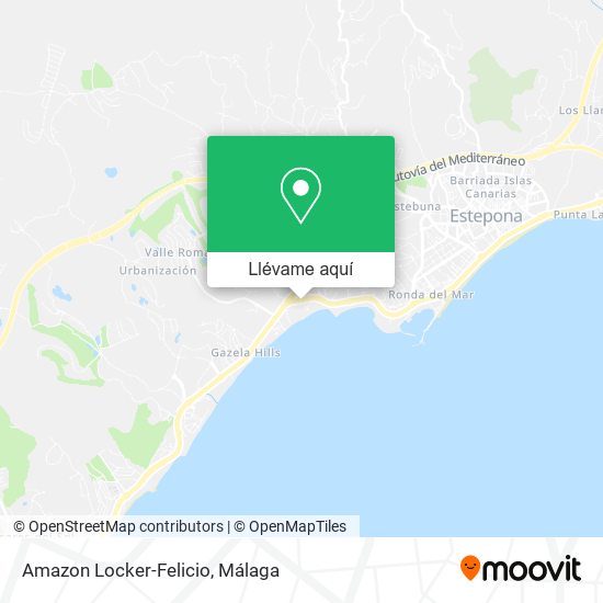 Mapa Amazon Locker-Felicio