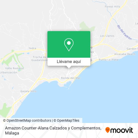 Mapa Amazon Counter-Alana Calzados y Complementos
