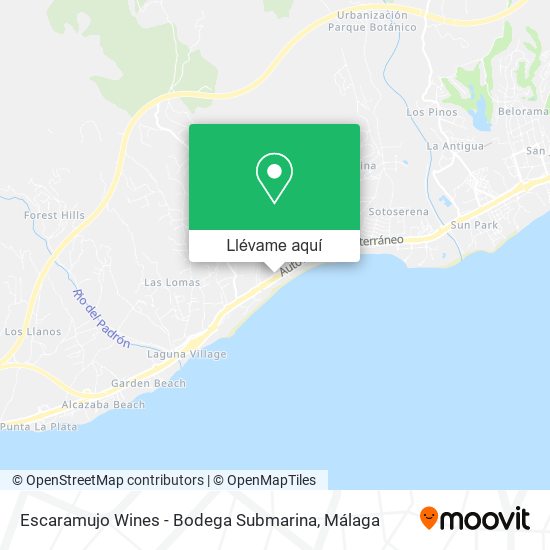 Mapa Escaramujo Wines - Bodega Submarina