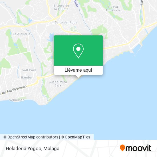 Mapa Heladería Yogoo