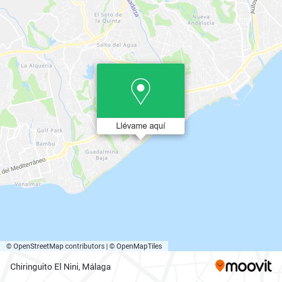 Mapa Chiringuito El Nini