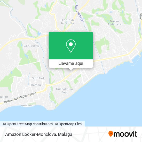 Mapa Amazon Locker-Monclova