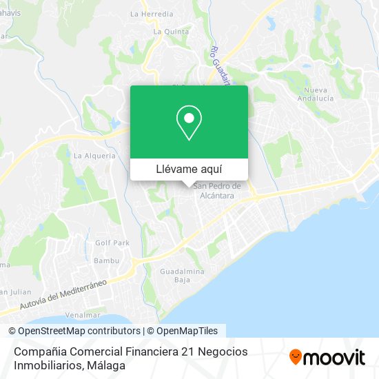 Mapa Compañia Comercial Financiera 21 Negocios Inmobiliarios