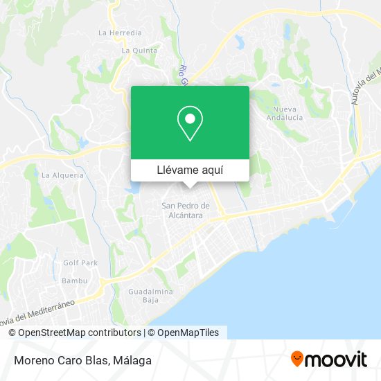 Mapa Moreno Caro Blas