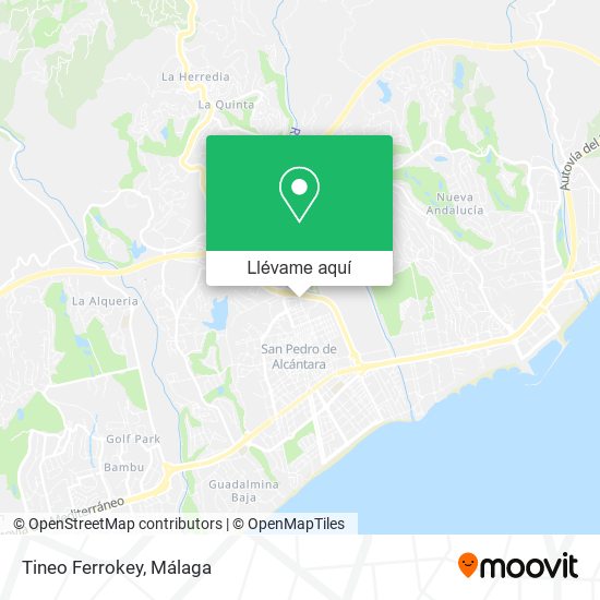 Mapa Tineo Ferrokey