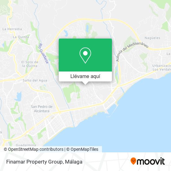 Mapa Finamar Property Group