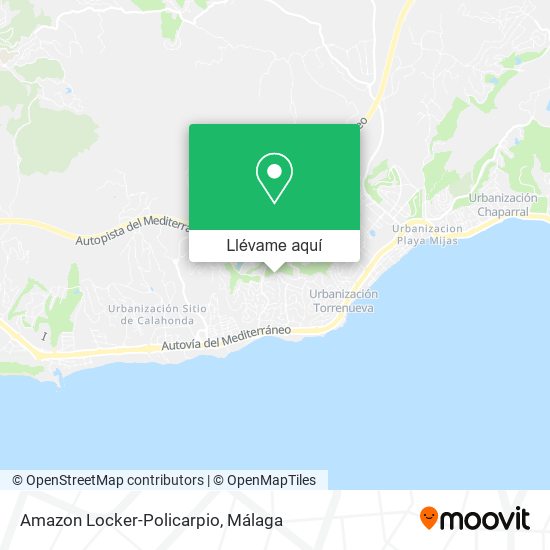 Mapa Amazon Locker-Policarpio