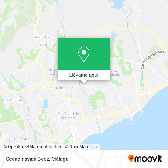 Mapa Scandinavian Bedz