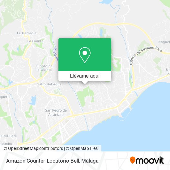 Mapa Amazon Counter-Locutorio Bell