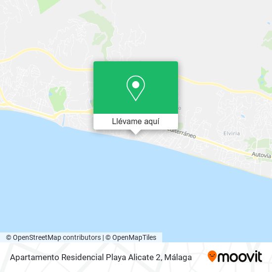 Mapa Apartamento Residencial Playa Alicate 2