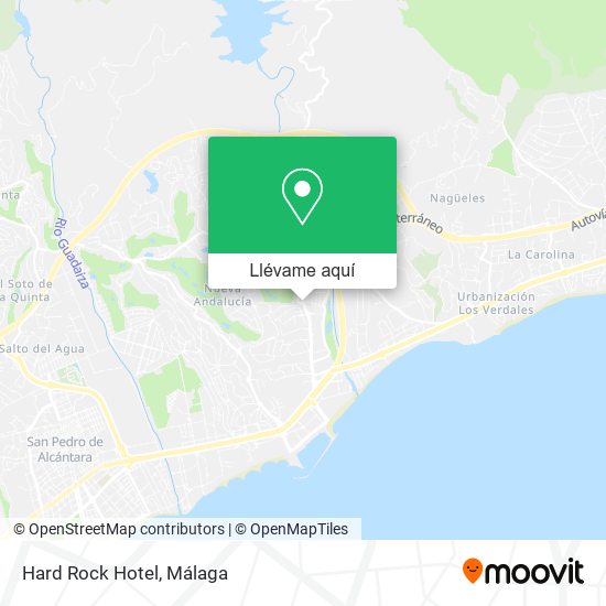 Mapa Hard Rock Hotel