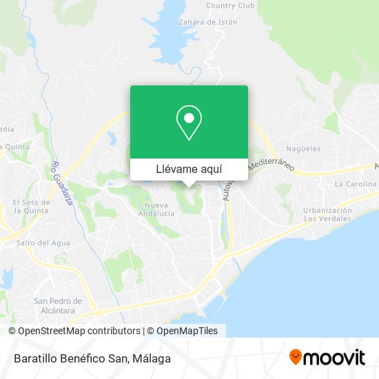 Mapa Baratillo Benéfico San