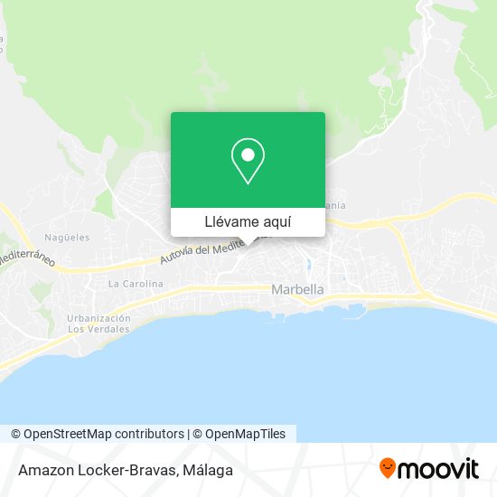 Mapa Amazon Locker-Bravas