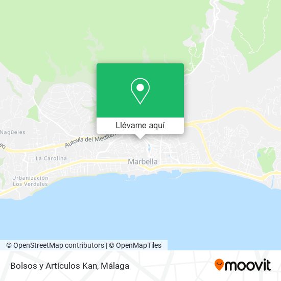 Mapa Bolsos y Artículos Kan
