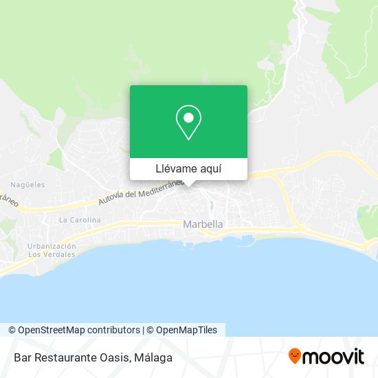 Mapa Bar Restaurante Oasis