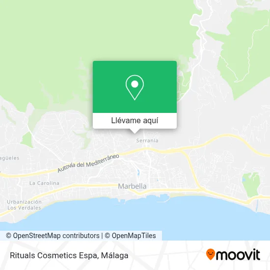 Mapa Rituals Cosmetics Espa