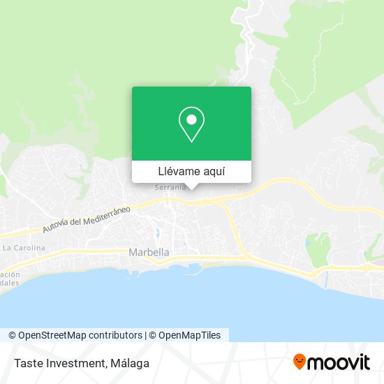 Mapa Taste Investment