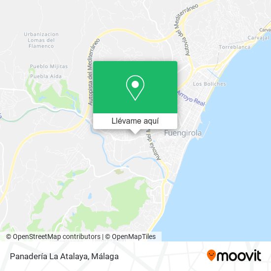 Mapa Panadería La Atalaya