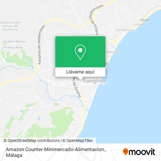 Mapa Amazon Counter-Minimercado-Alimentacion.