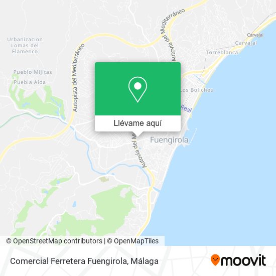 Mapa Comercial Ferretera Fuengirola