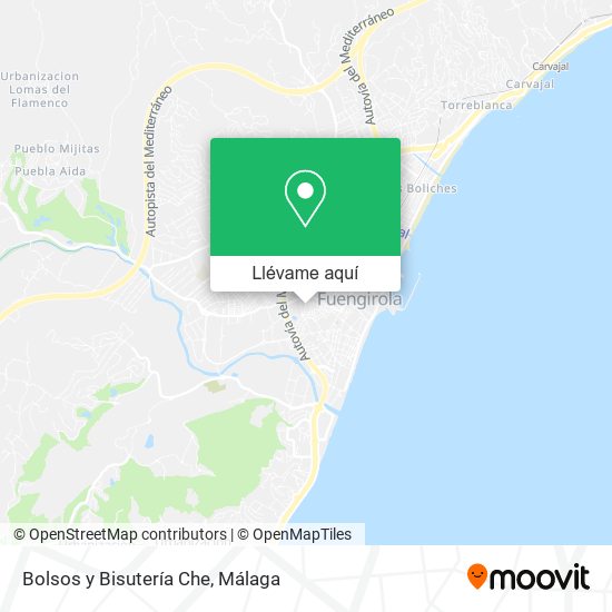 Mapa Bolsos y Bisutería Che