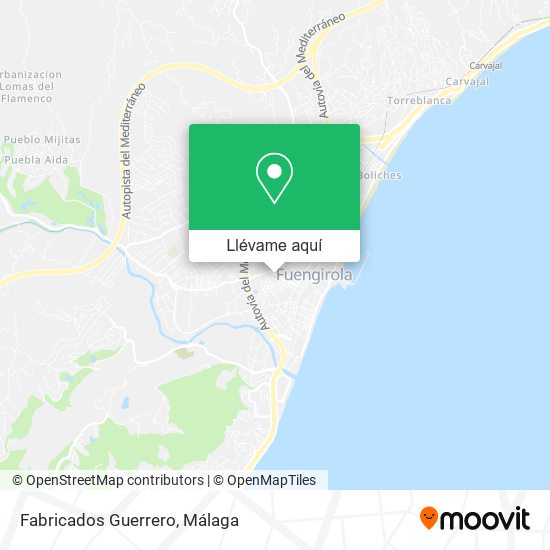 Mapa Fabricados Guerrero