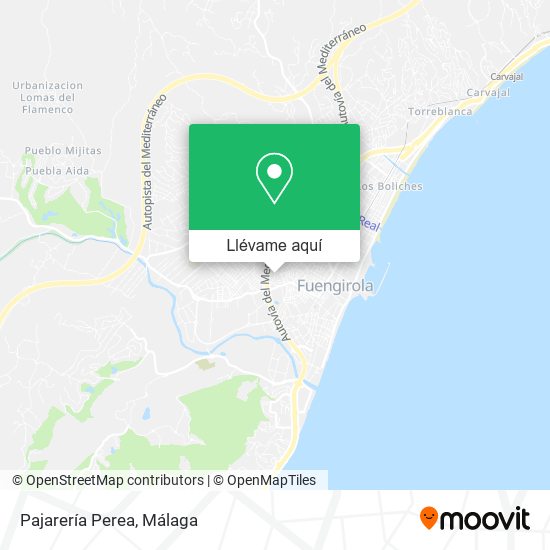 Mapa Pajarería Perea