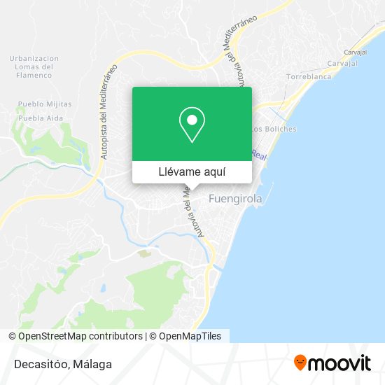 Mapa Decasitóo
