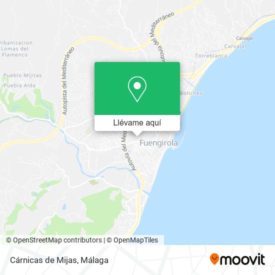 Mapa Cárnicas de Mijas