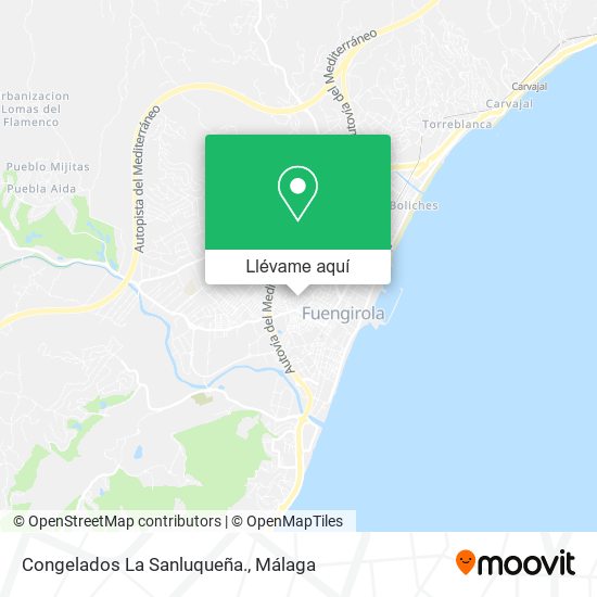 Mapa Congelados La Sanluqueña.