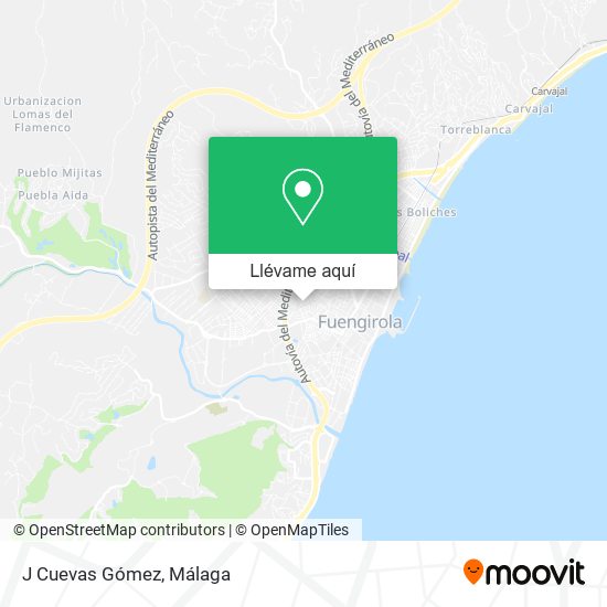 Mapa J Cuevas Gómez
