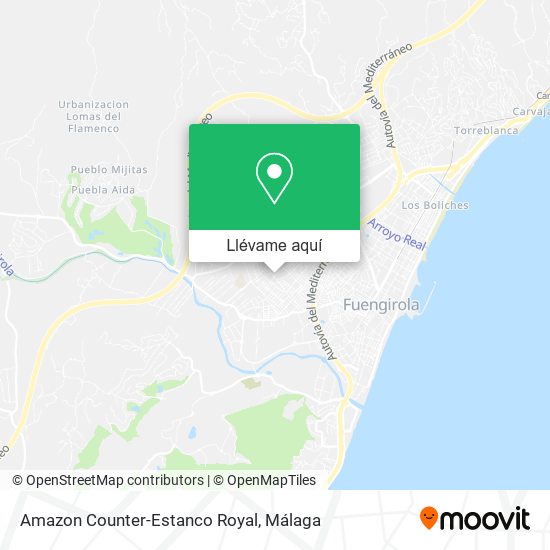 Mapa Amazon Counter-Estanco Royal