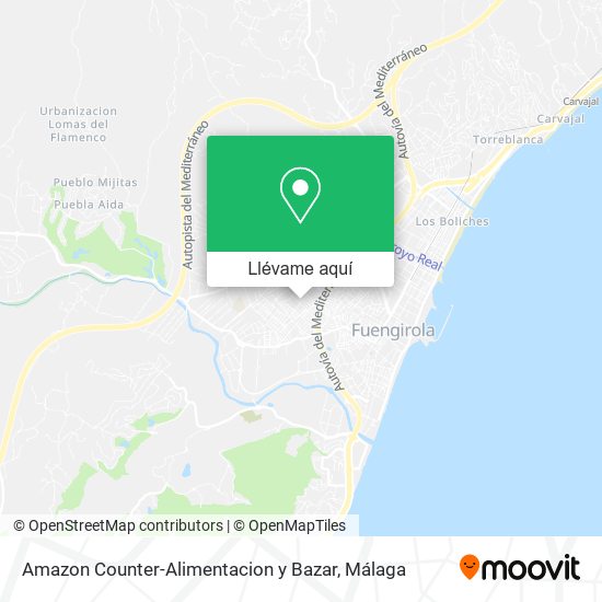 Mapa Amazon Counter-Alimentacion y Bazar