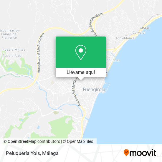 Mapa Peluquería Yois