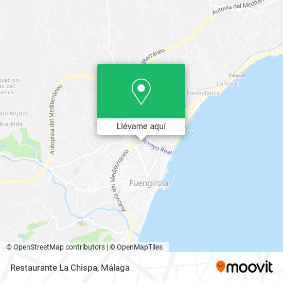 Mapa Restaurante La Chispa