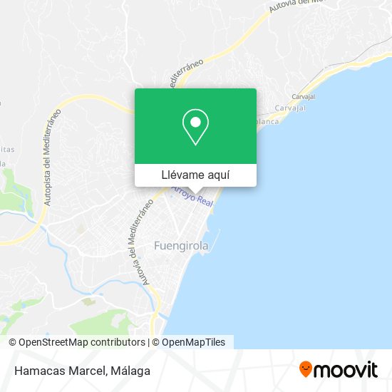 Mapa Hamacas Marcel