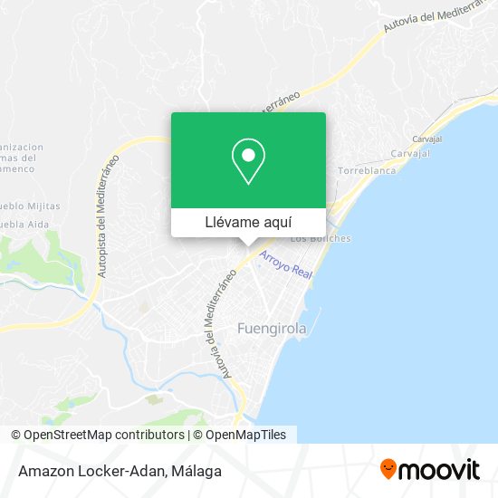 Mapa Amazon Locker-Adan