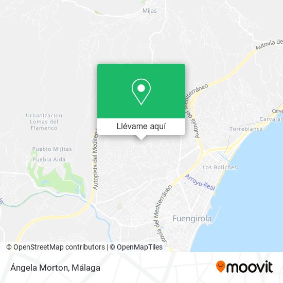 Mapa Ángela Morton