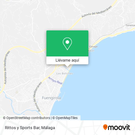 Mapa Rittos y Sports Bar