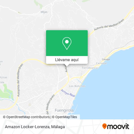Mapa Amazon Locker-Lorenza