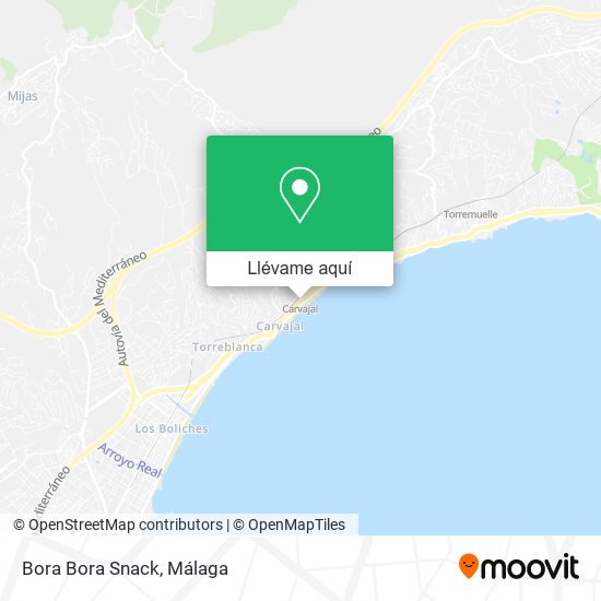 Mapa Bora Bora Snack