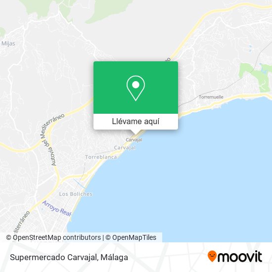 Mapa Supermercado Carvajal