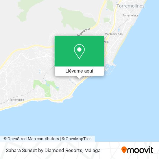 Mapa Sahara Sunset by Diamond Resorts