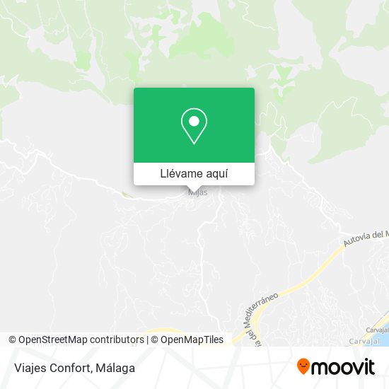 Mapa Viajes Confort