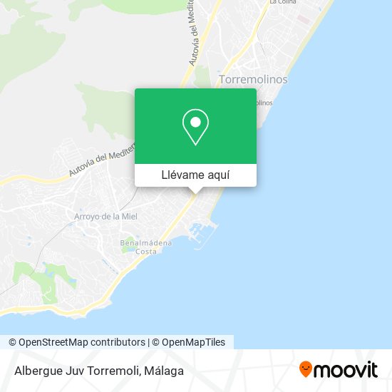 Mapa Albergue Juv Torremoli