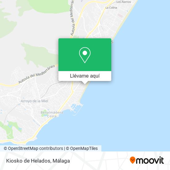 Mapa Kiosko de Helados