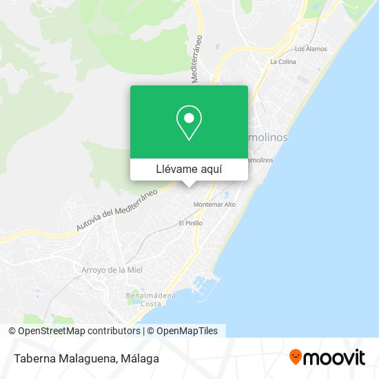 Mapa Taberna Malaguena