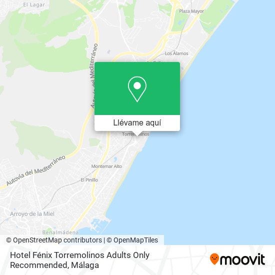 Mapa Hotel Fénix Torremolinos Adults Only Recommended